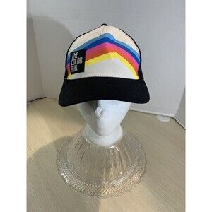 New The Color Run Trucker Hat Mesh Back SnapBack Multicolor Unisex Baseball Hat